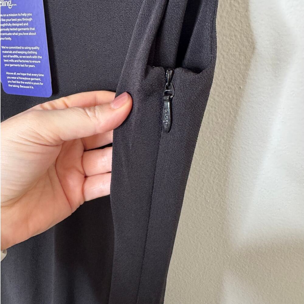 NWT Honeylove InnerPower Shaping Sleeveless Dress Little Black Dress LBD Large - Picture 6 of 11